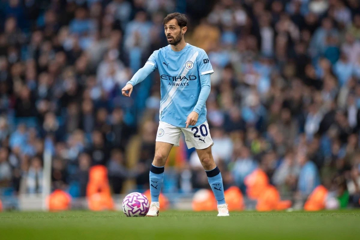 Manchester City Bernardo Silva a une touche surprenante en Italie
