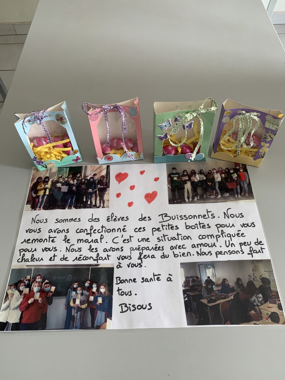 Pâques Des cadeaux pour les résidents des EHPAD ! Les