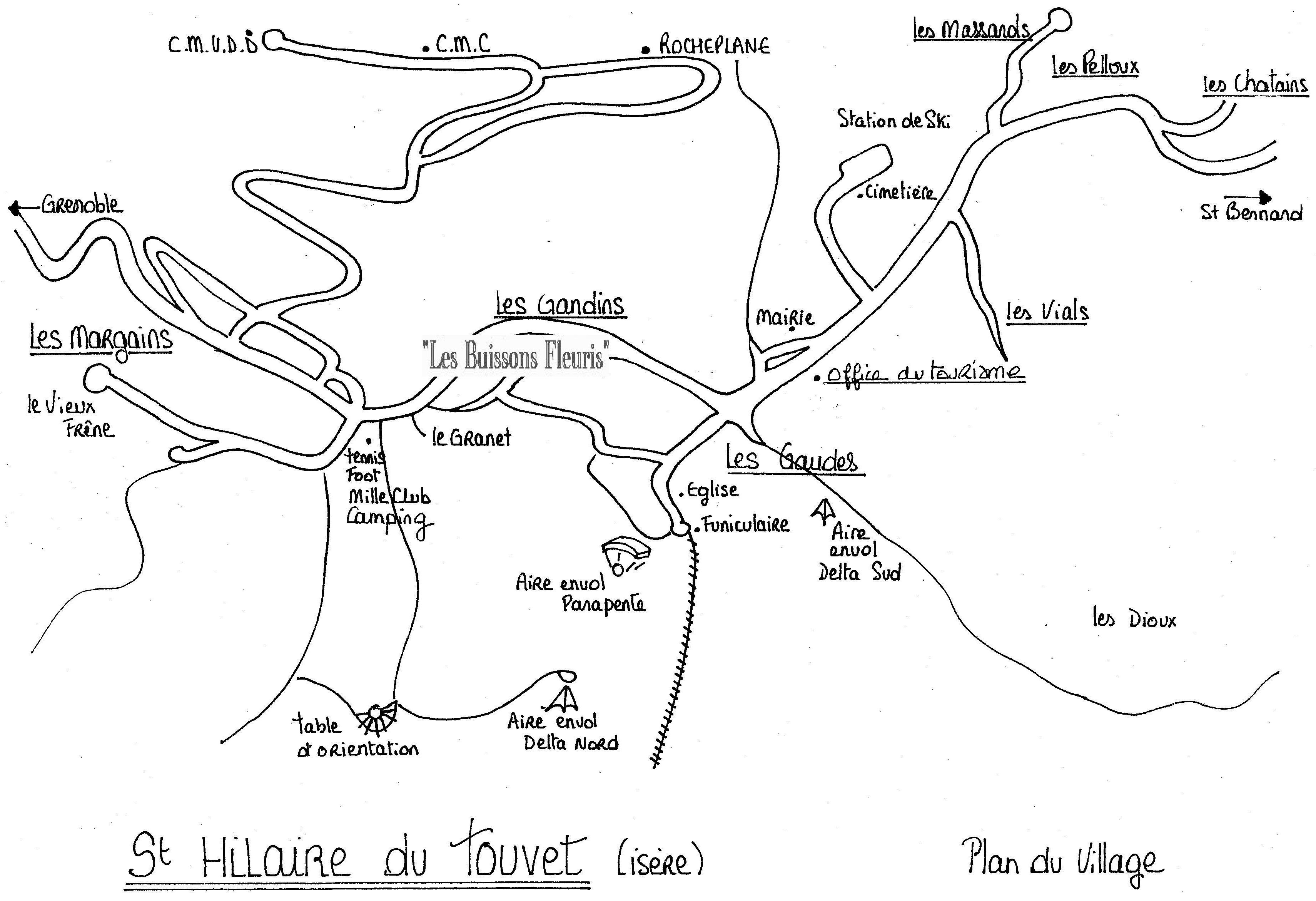 les buissons fleuris
