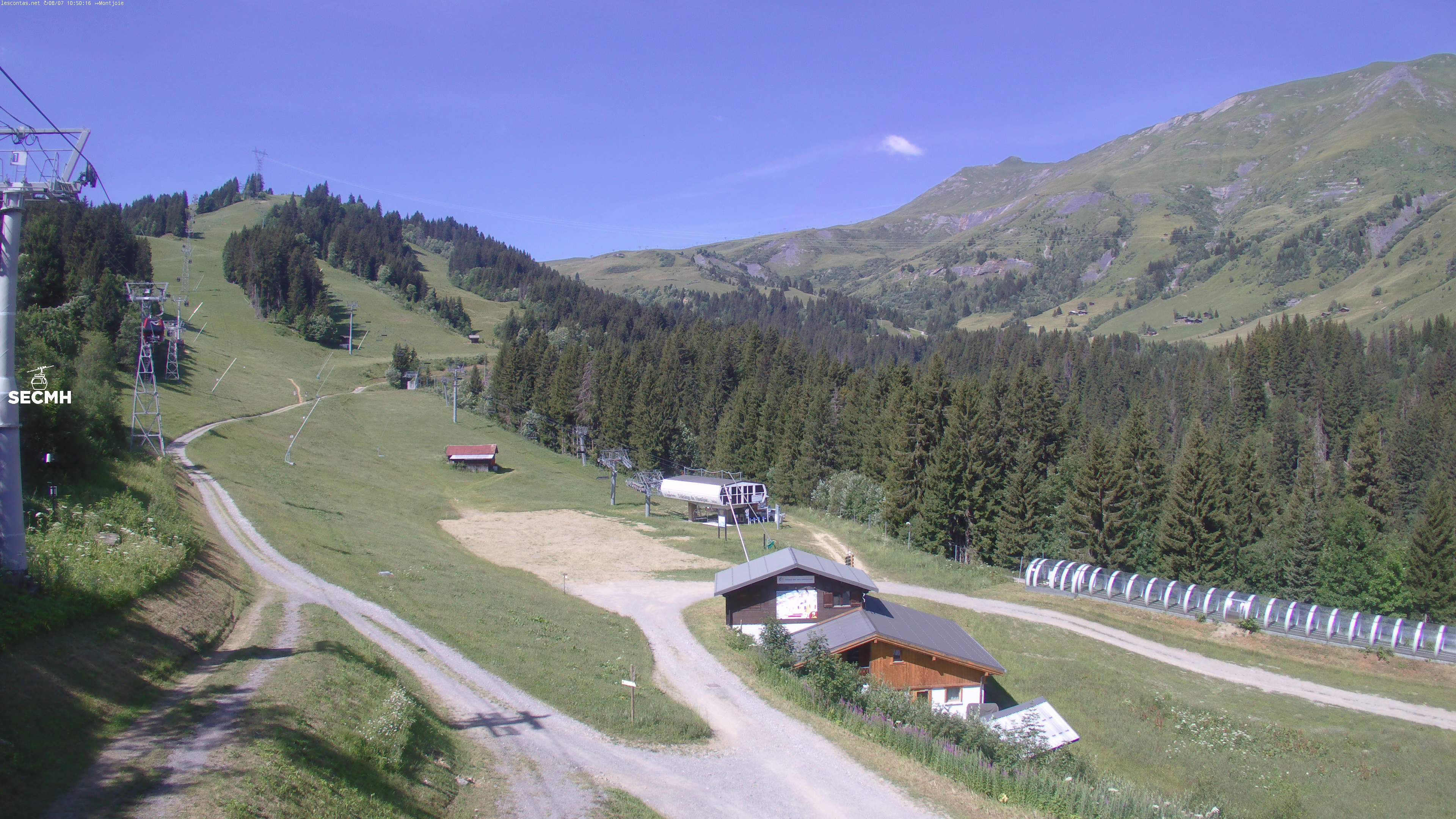 Historique météo et neige Domaine Skiable des ContaminesMontjoie