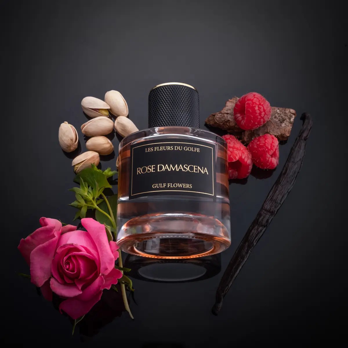 Parfum Rose Damascena Rose, Musc et Vanille Fleurs du Golfe