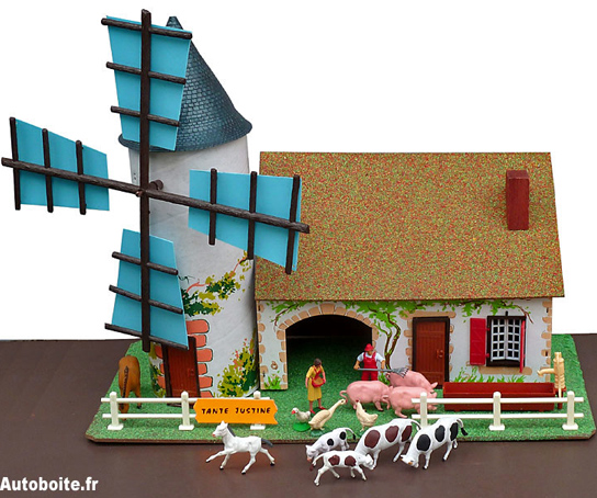 Construire une ferme en bois jouet