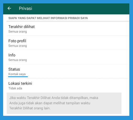 √ Cara Menyembunyikan Status WA dari Orang Lain [Berhasil]