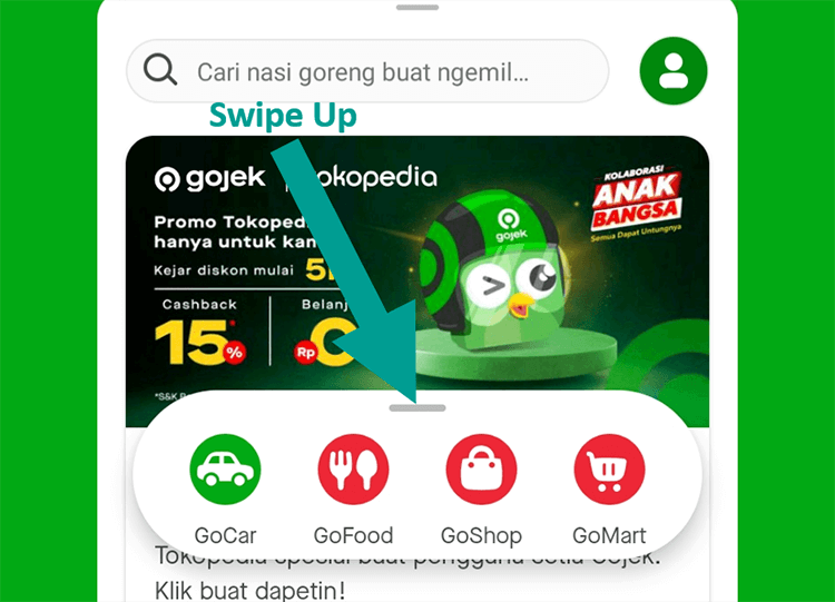 3 Cara Memesan GoJek di HP (Bike, Car dan Food)
