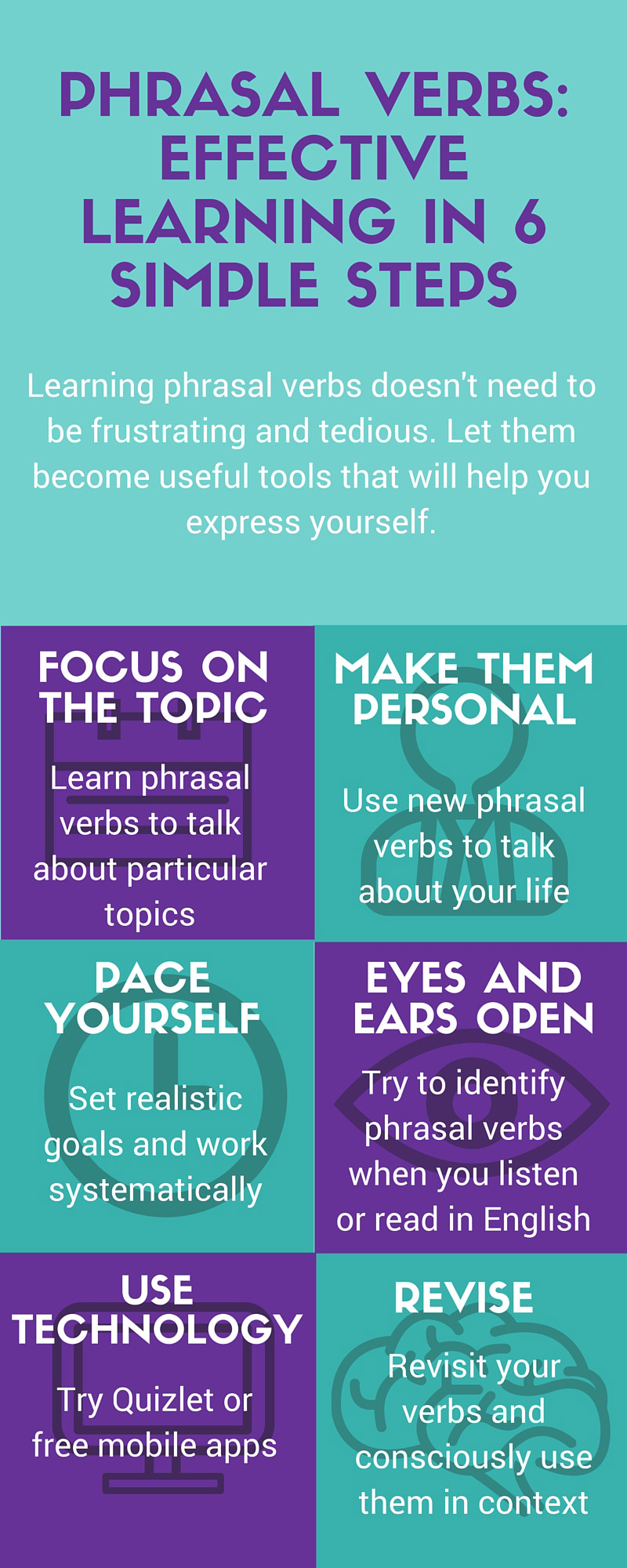 6 steps to learning phrasal verb effectively teachers advice