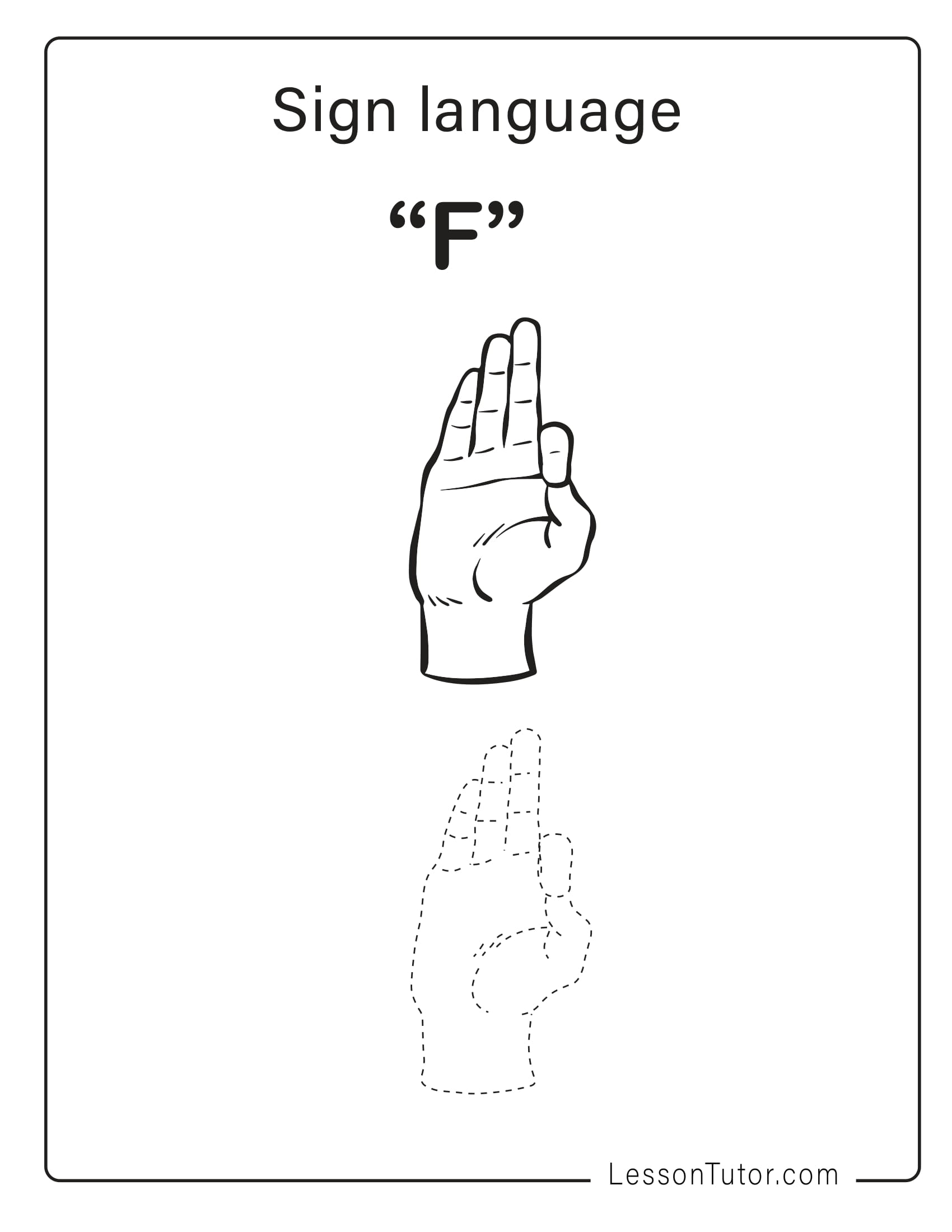 Sign Language Alphabet Lesson Tutor
