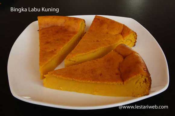 Kumpulan Resep Asli Indonesia Bingka Labu Kuning