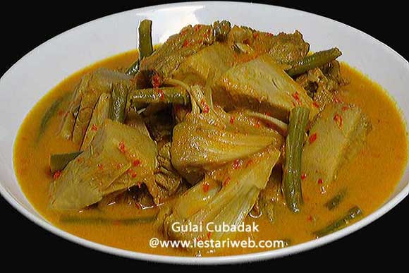 Kumpulan Resep Asli Indonesia Gulai Cubadak