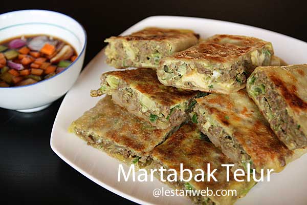 Javanese Savory Meat Pancake Martabak Telur