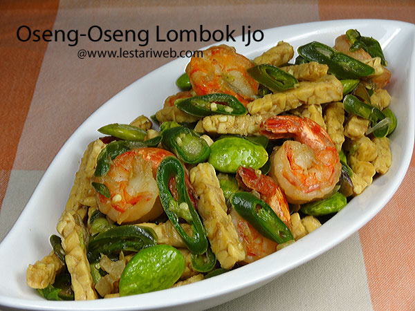 Kumpulan Resep Asli Indonesia OsengOseng Lombok Ijo