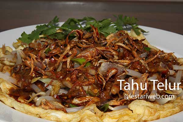 Kumpulan Resep Asli Indonesia Tahu Telur