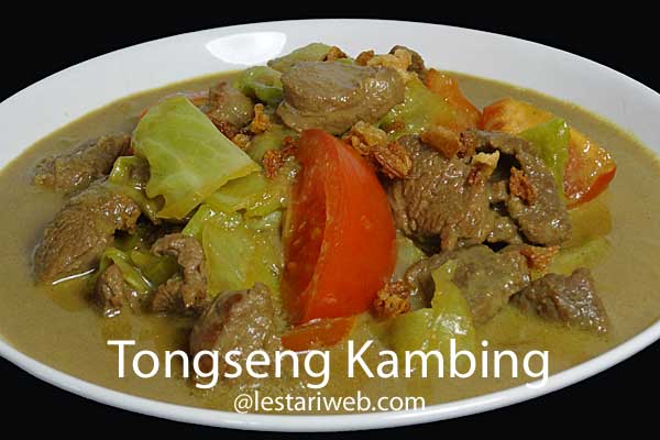 Kumpulan Resep Asli Indonesia Tongseng Kambing