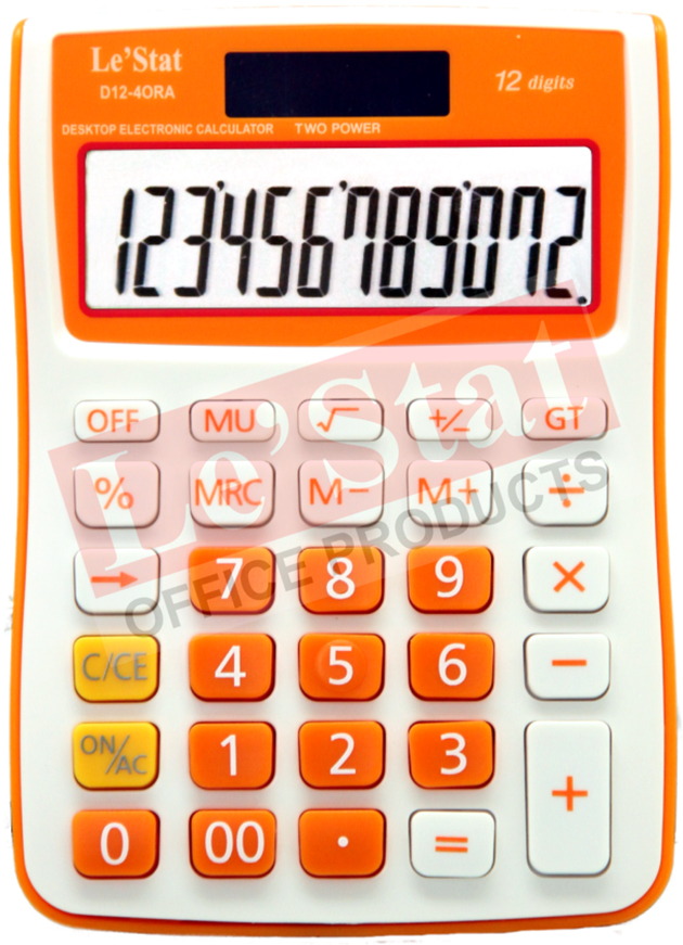 D124 Coloured Desktop Calculator