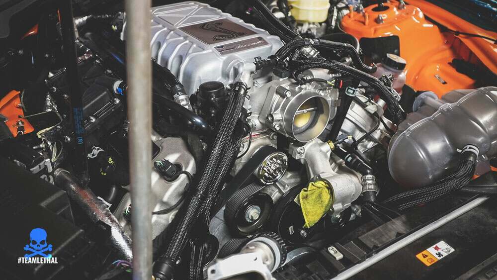 Installing a Griptec supercharger pulley on a 2020 Shelby GT500