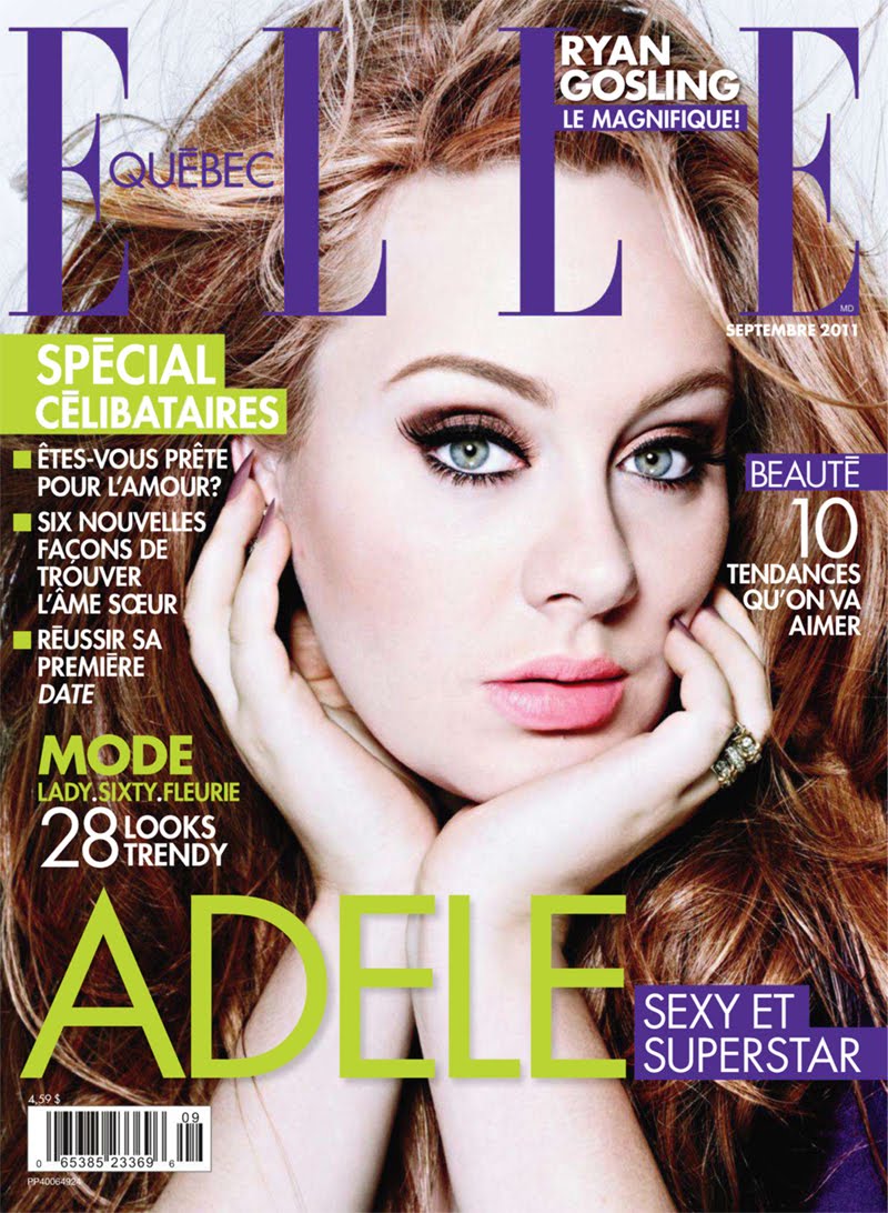 Adele pour ELLE Quebec septembre 2011 Le blog de Letilor