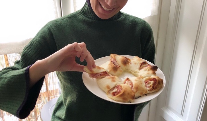 Pizza Stracchino E Prosciutto Cotto