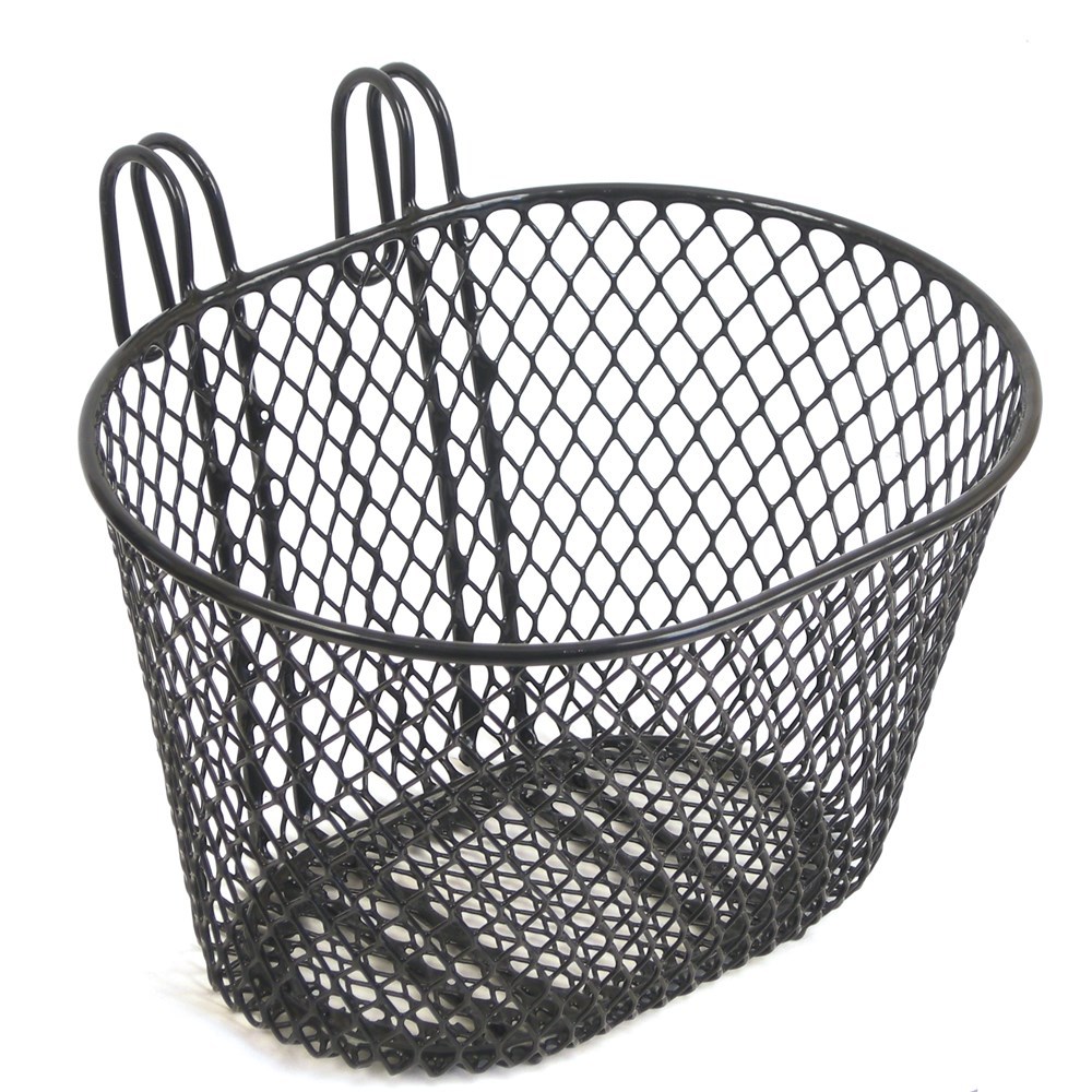 Small Wire Front Bicycle Bike Basket Black Bikecorp