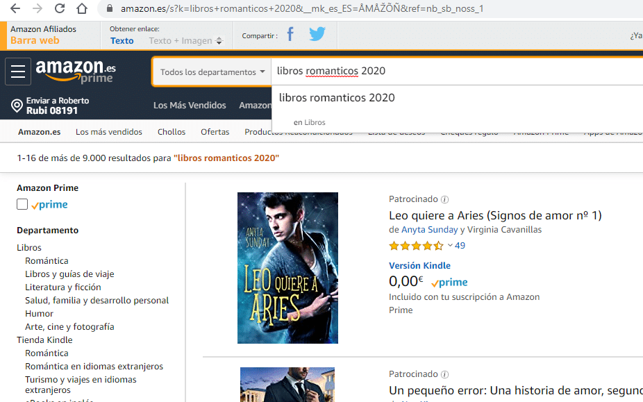 ᐈᐈ Palabras clave en Amazon KDP