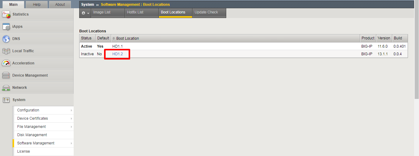 How to upgrade F5 BigIP software version Let's Config