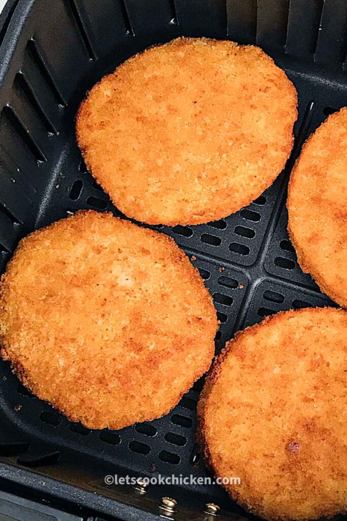 Air fryer frozen chicken Patties Let’s Cook Chicken!