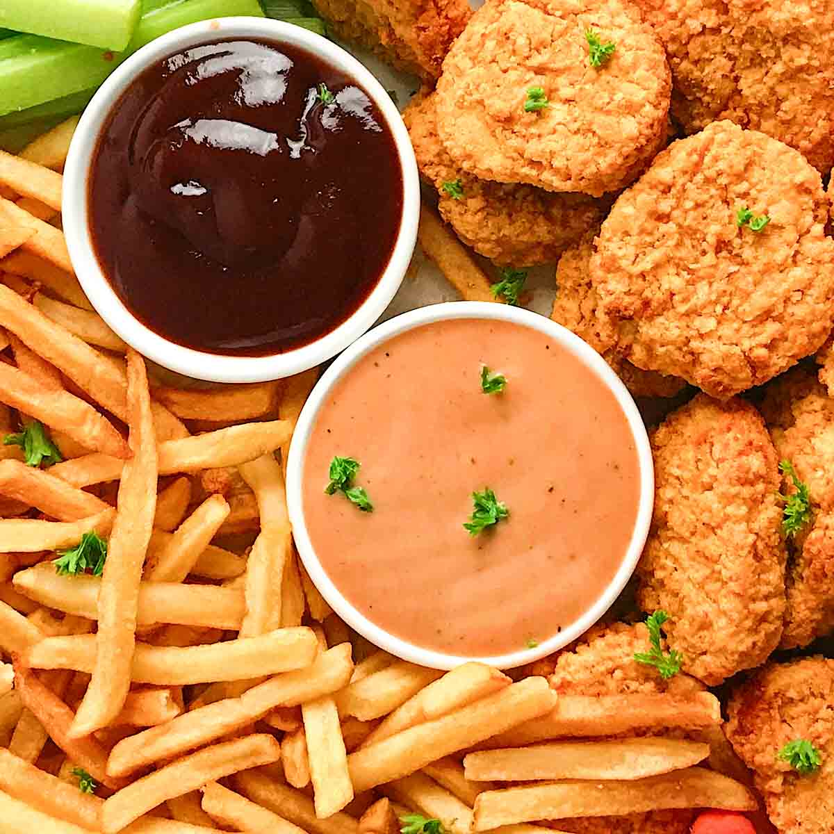 Chicken nuggets and fries Let’s Cook Chicken!