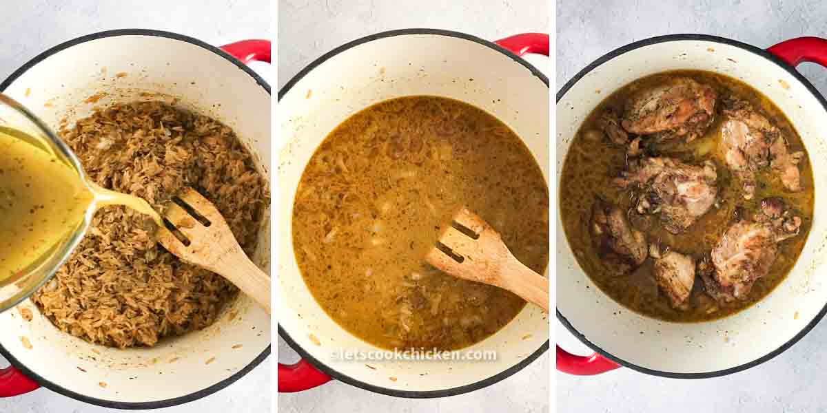 One pot Dutch oven chicken and rice recipe Let’s Cook Chicken!