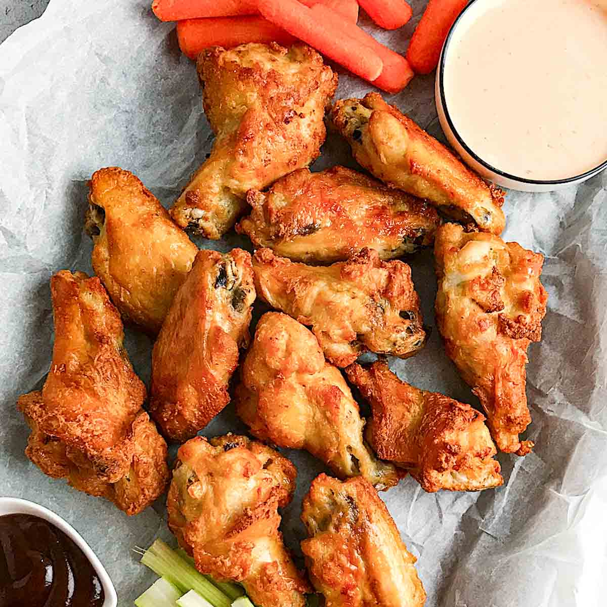 Frozen chicken wings in air fryer Let’s Cook Chicken!