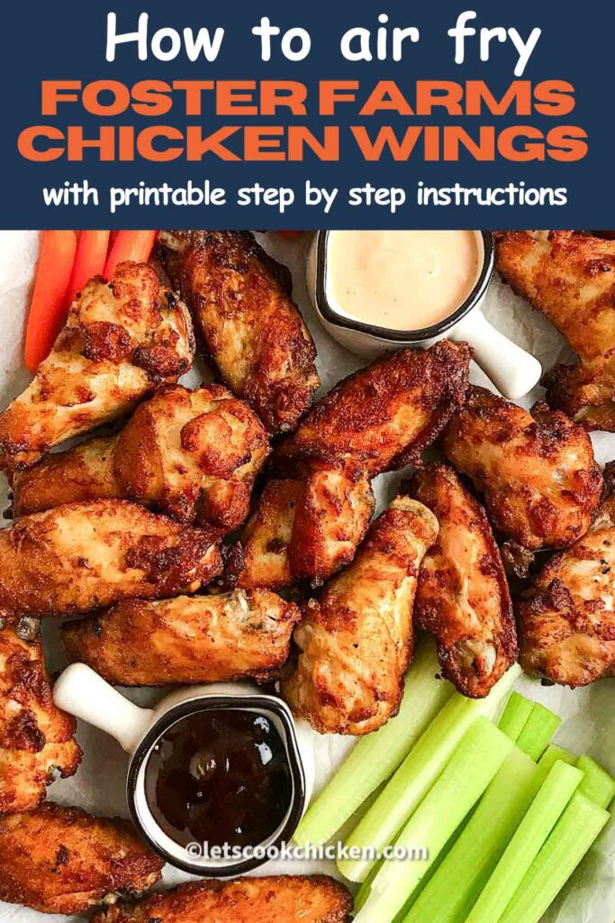 Foster farms chicken wings (air fryer) Let’s Cook Chicken!