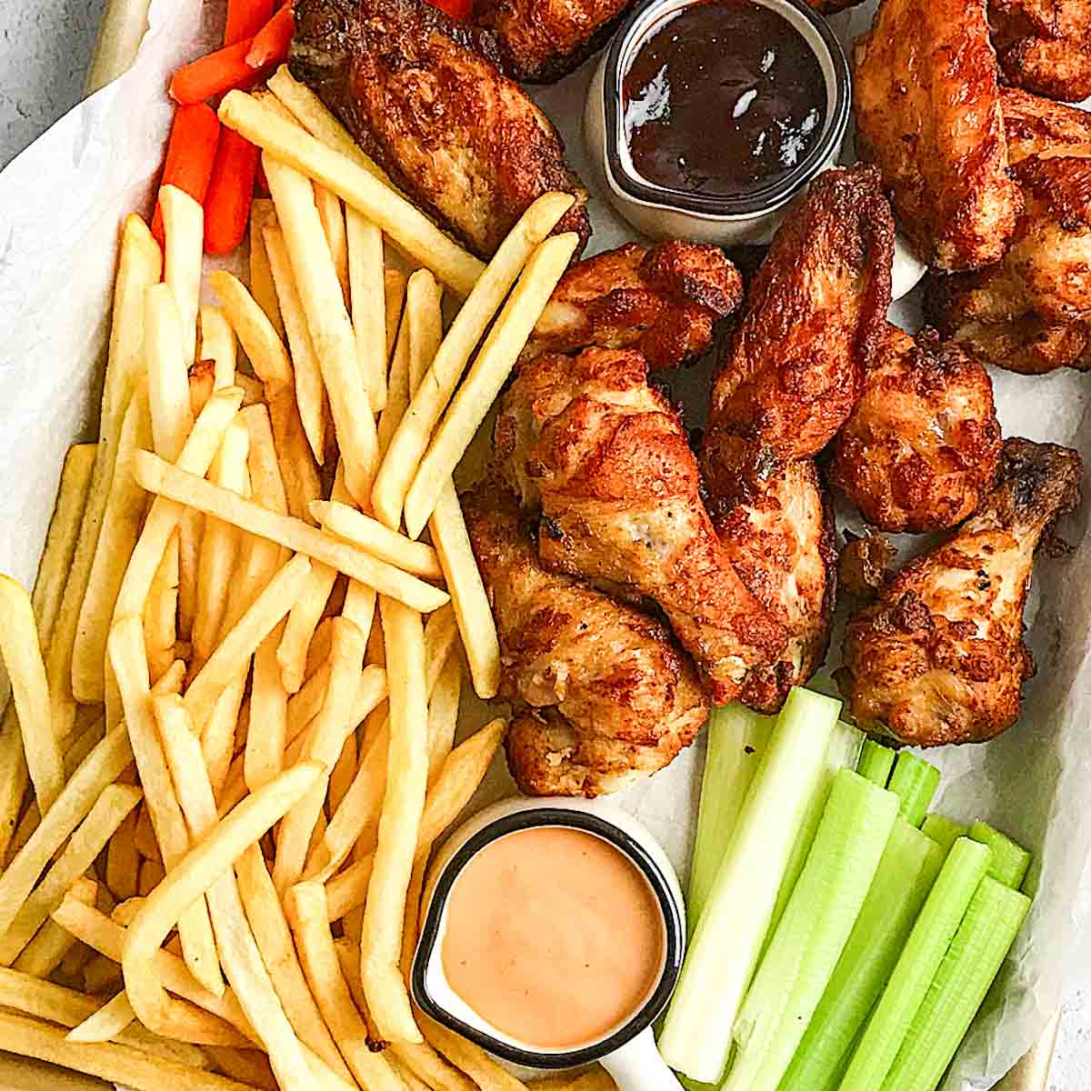 How to make chicken wings and fries Let’s Cook Chicken!
