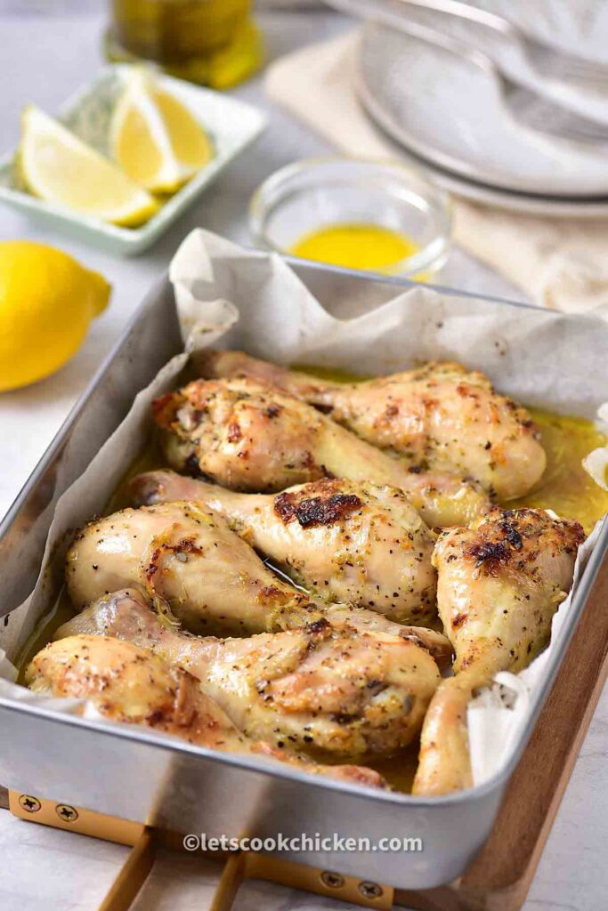 Baked Lemon pepper chicken drumsticks Let’s Cook Chicken!