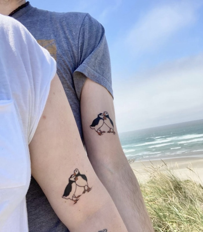 21 Cute Couple Tattoos To Get With Your Boo - Let's Eat Cake 799_x_700_jpg