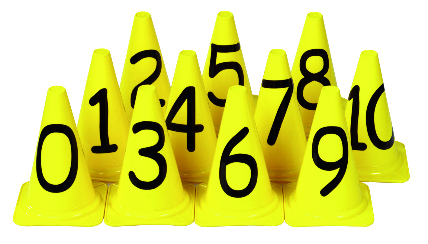 Cones with Numbers Lets Educate