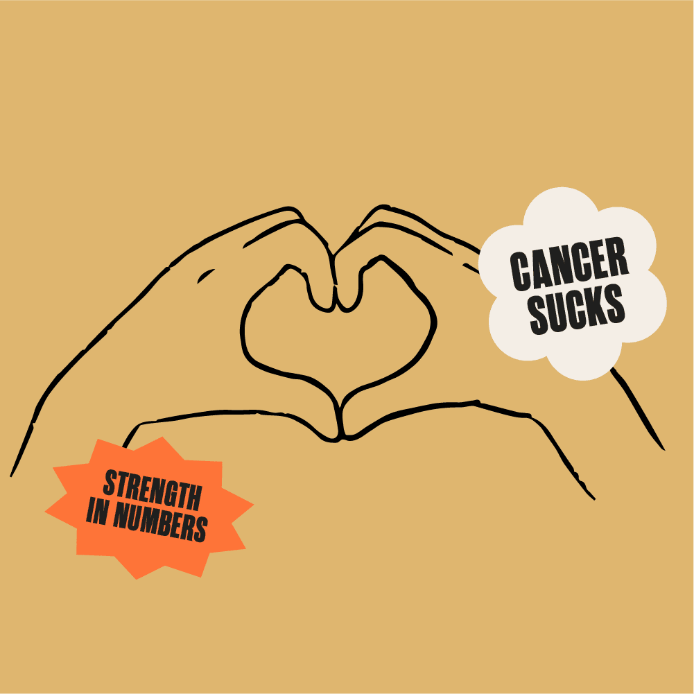 Apoyando a un compañero A la mierda el cáncer