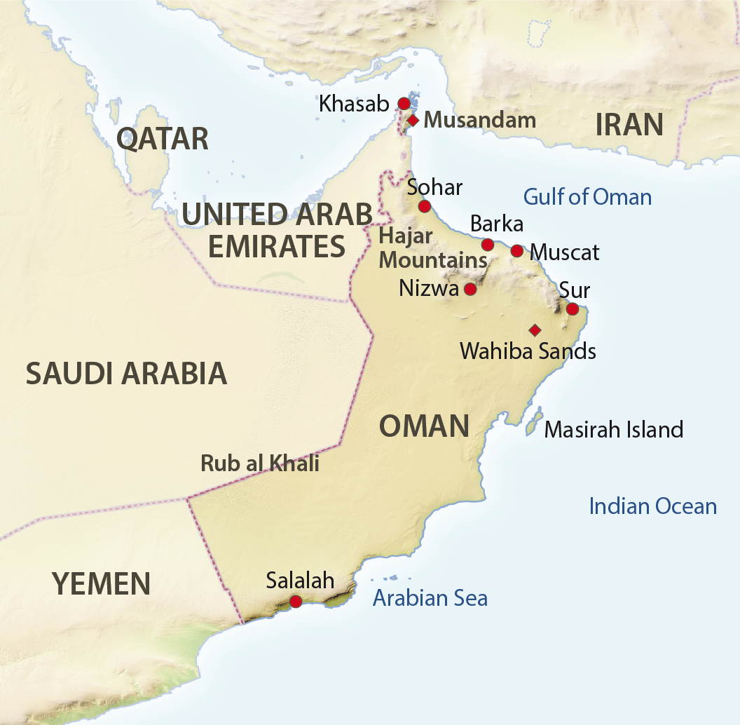 Ferien im restlichen Oman vom Spezialisten Let’s go Tours