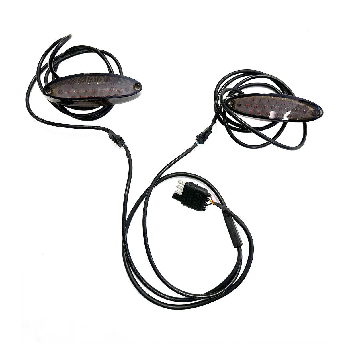 LED Taillights with Wire Harness
