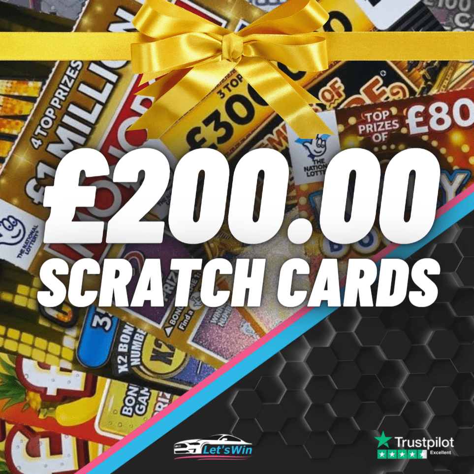 ♥ Win £200.00 of Assorted Scratch Cards SAVAGE ODDS (22/02 1) Let's Win