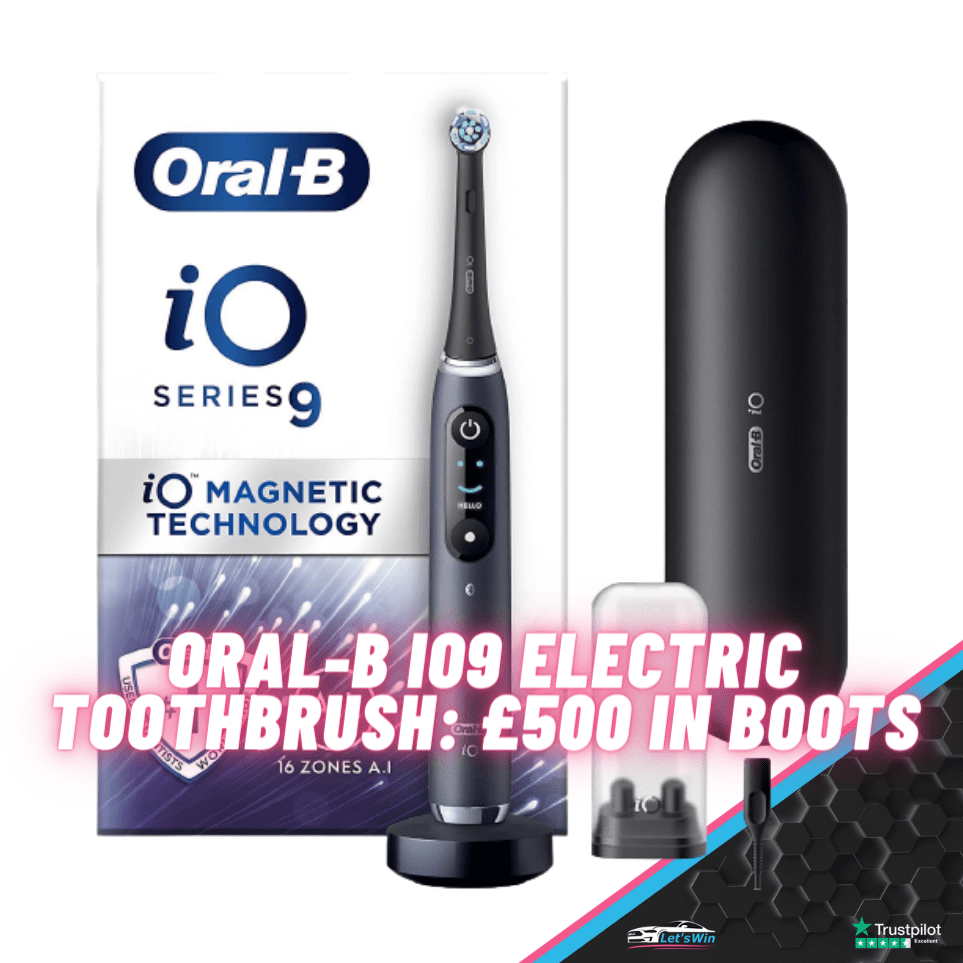 😁 Win A £500.00 OralB iO9 Electric Toothbrush (22/02) Let's Win