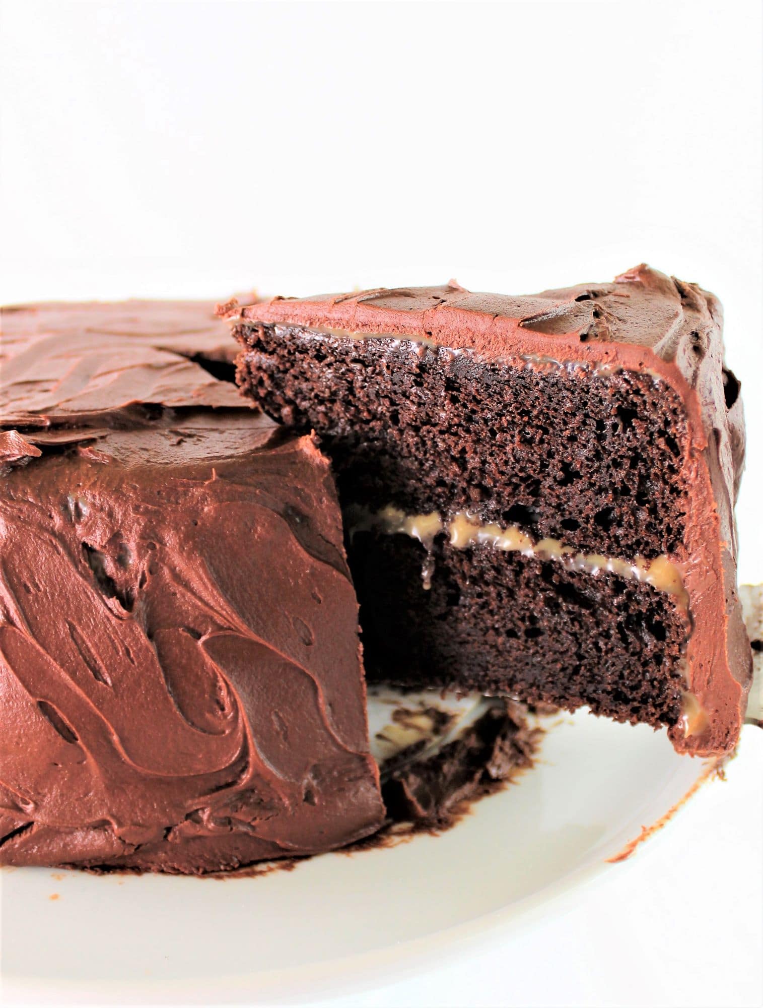 Gluten Free Chocolate Caramel Cake Let Them Eat Gluten Free Cake