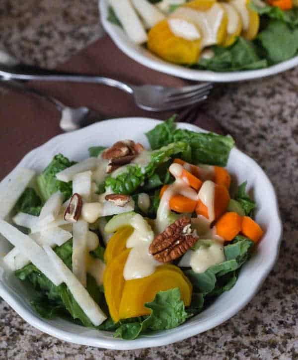 Creamy Mellow Miso Salad Dressing + 10 Salad Making Tips Letty's Kitchen