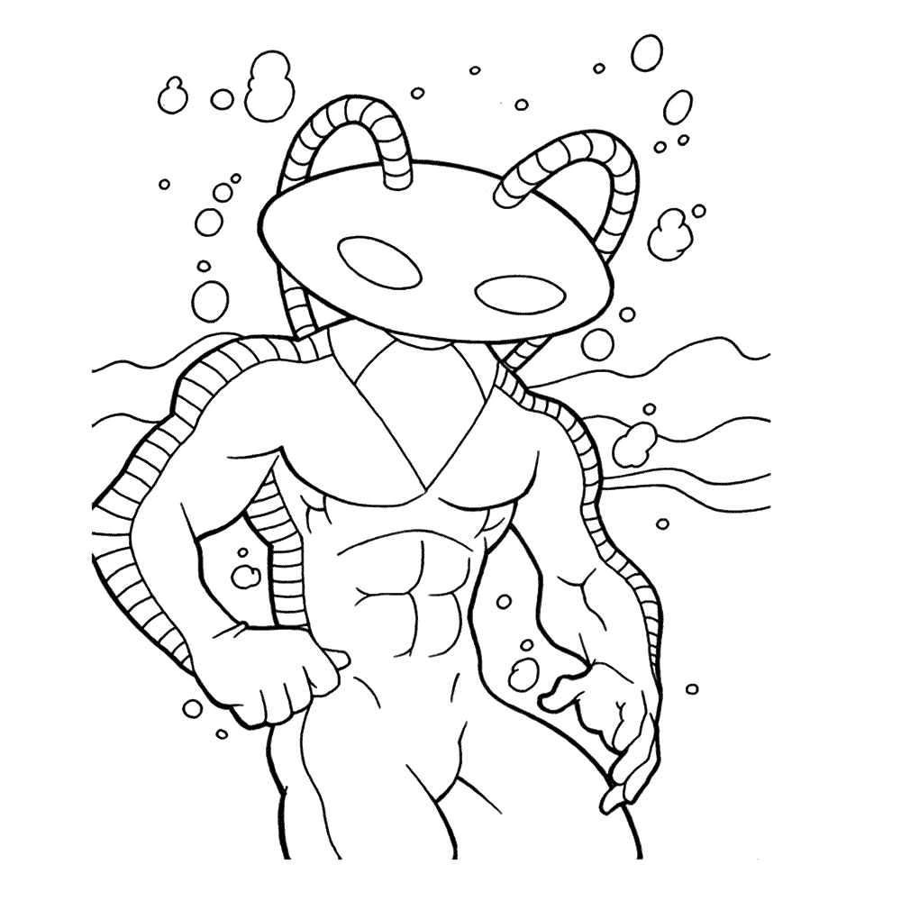 Coloring for girls and boys. Leuk voor kids - aquaman-0003