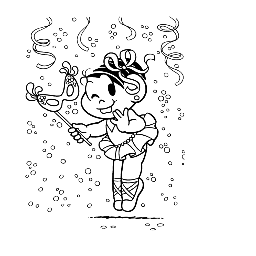 Leuk Voor Kids Een Kleine Ballerina Met Confetti
