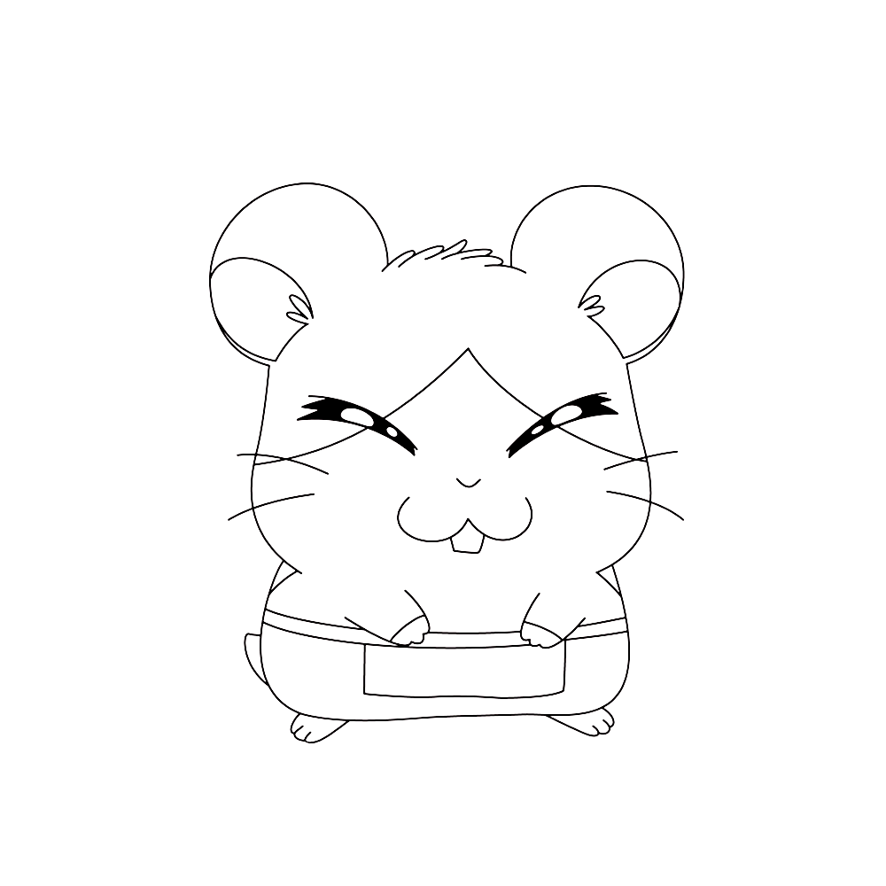 Hamtaro Kleurplaten Leuk Voor Kids