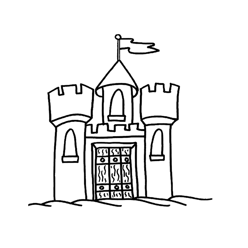 Leuk voor kids Klein kasteel met twee torens