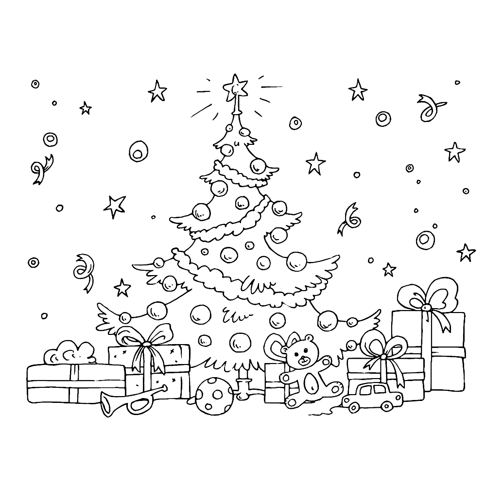 Leuk Voor Kids Mooie Kerstboom Met Cadeautjes