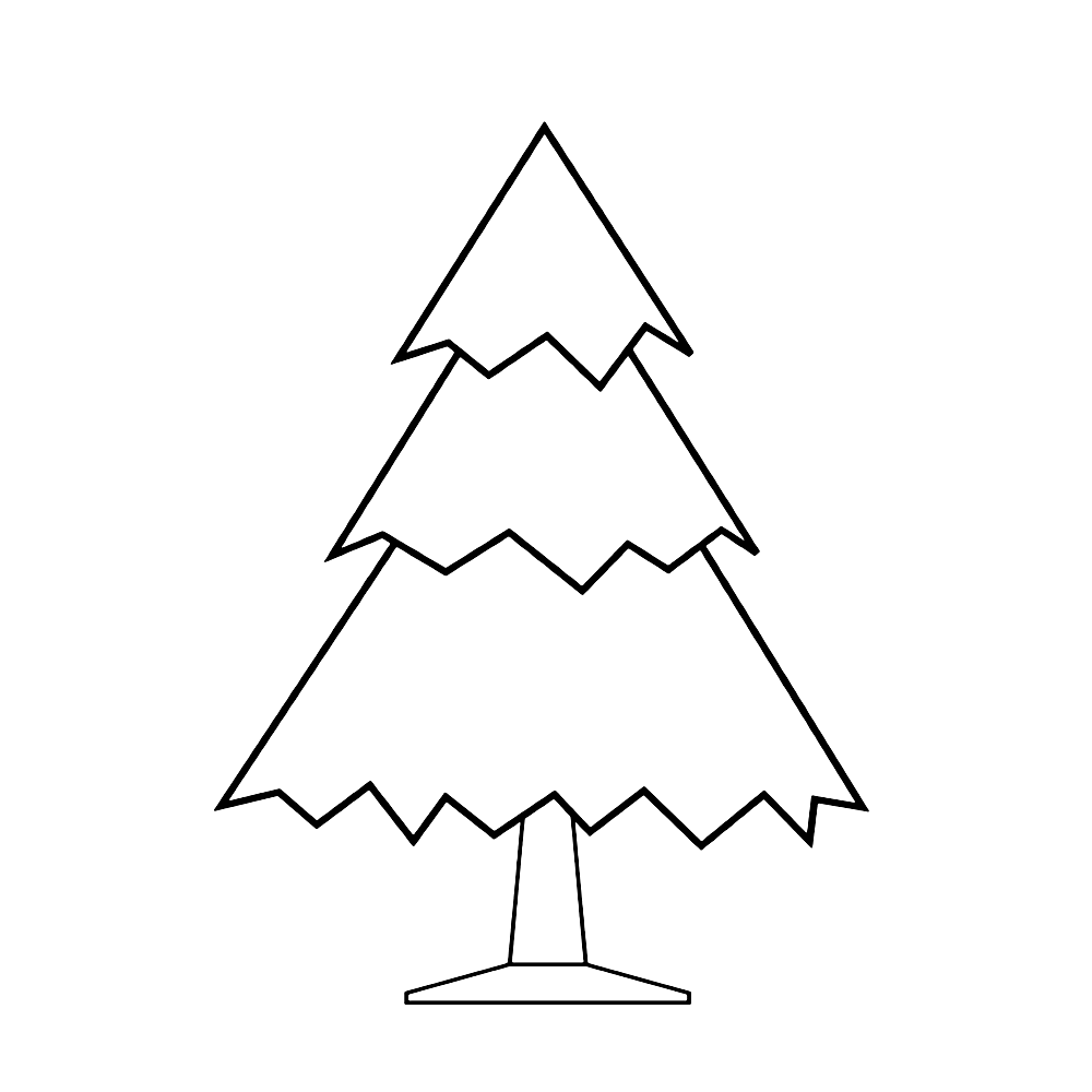 Leuk voor kids Deze kerstboom is nog kaal
