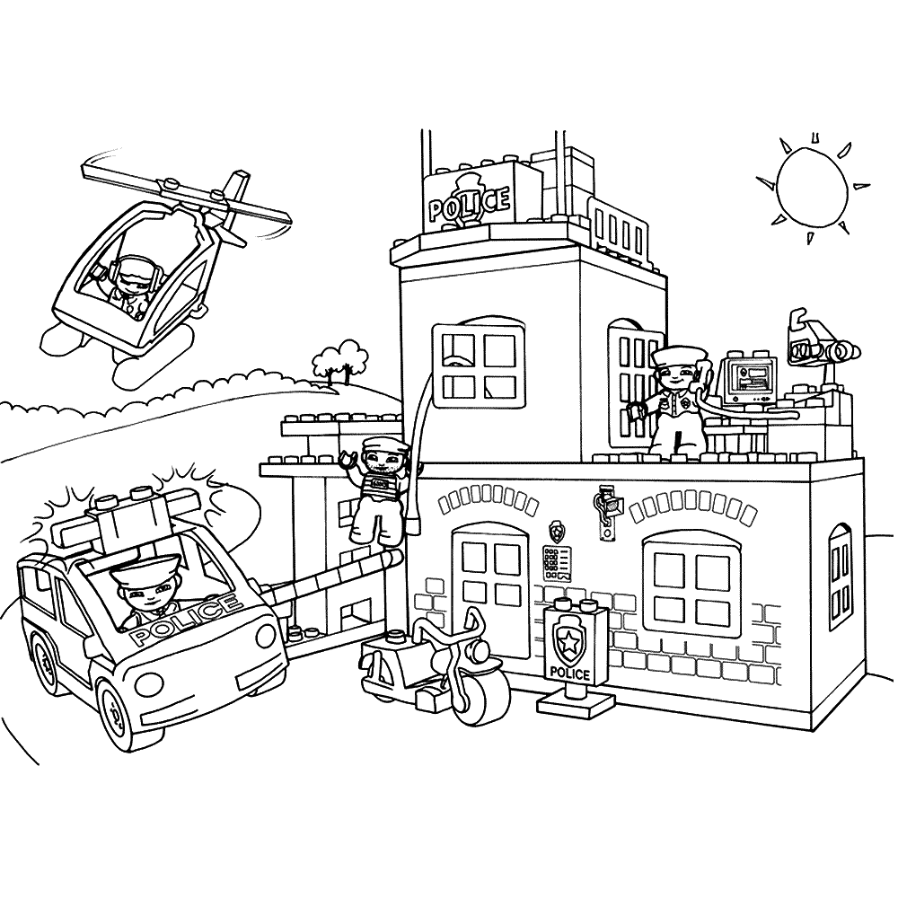 Leuk Voor Kids Lego Duplo Politiebureau Boeven En Agenten