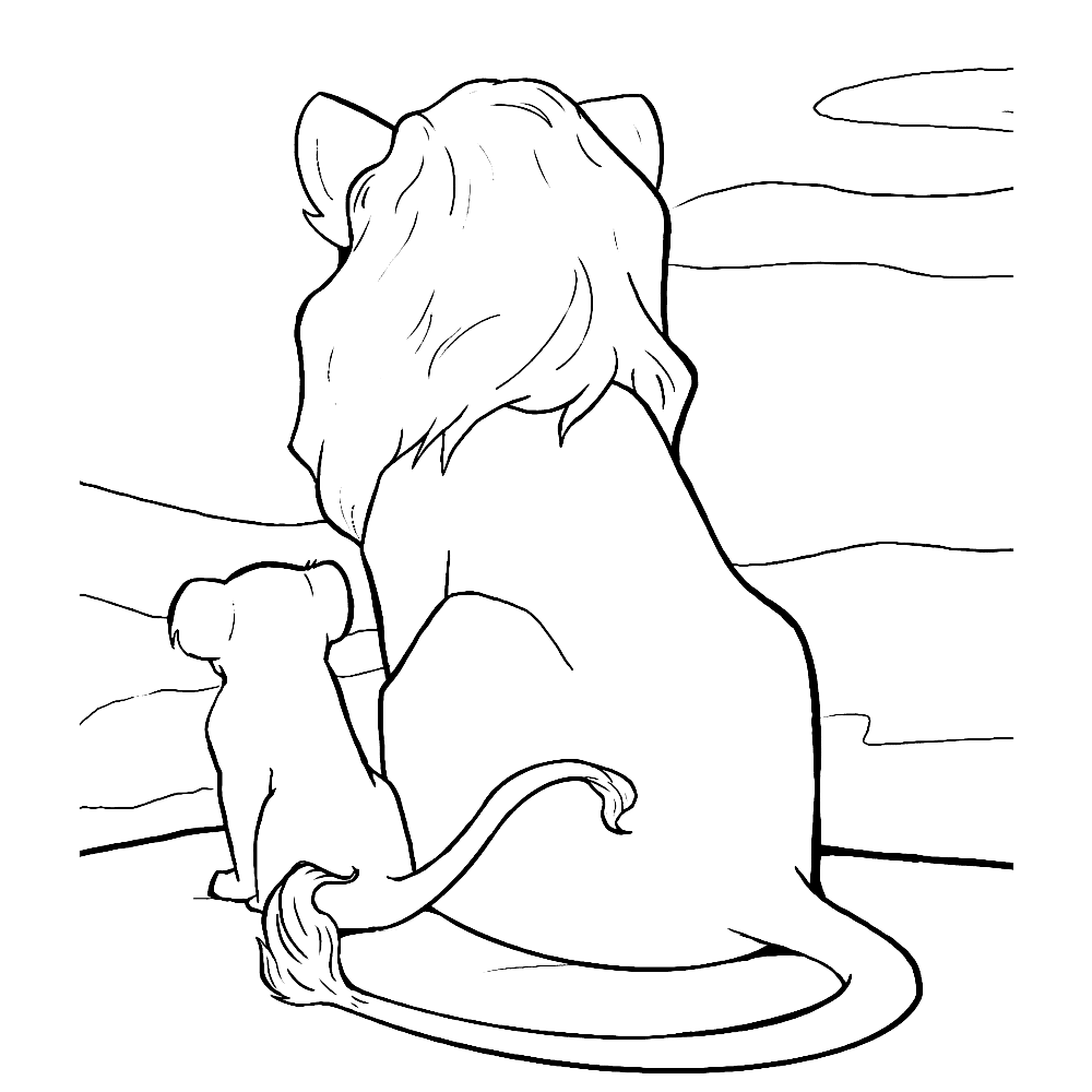 Leuk Voor Kids Koning Mufasa Met Simba