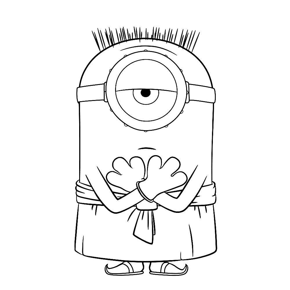 Leuk voor kids Minion in het Oude Egypte