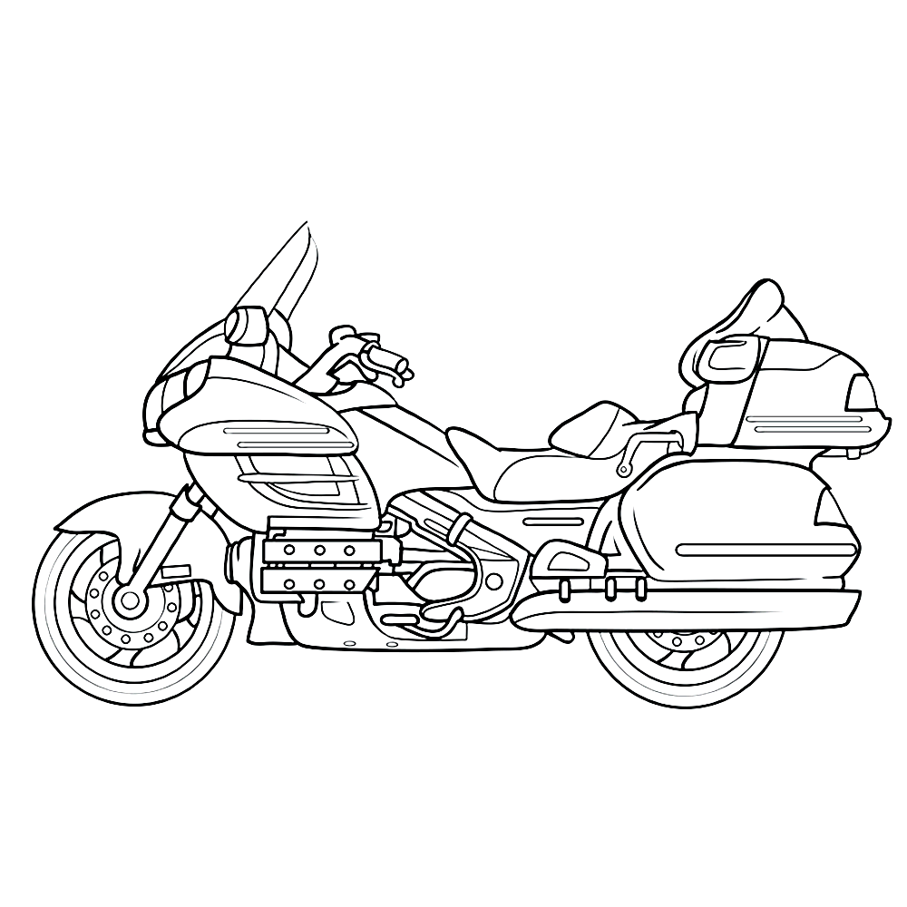 Leuk Voor Kids Luxe Tourmotor Met Koffers