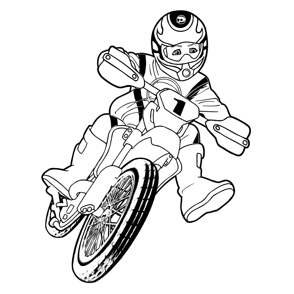 Race En Crossmotors Kleurplaten Leuk Voor Kids